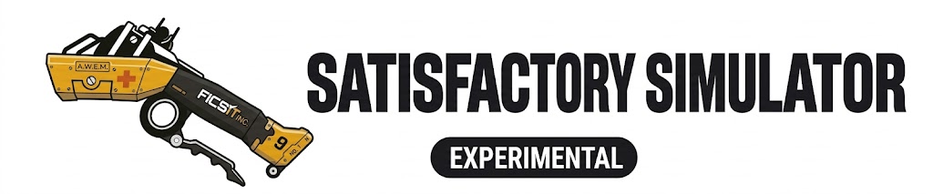Satisfactory Simulator